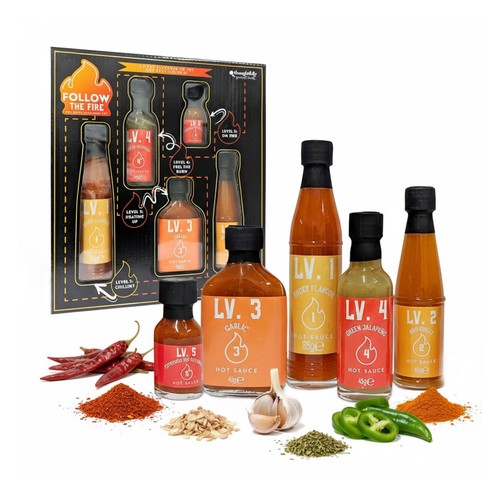 Hot sauce challenge gift set - sauce,