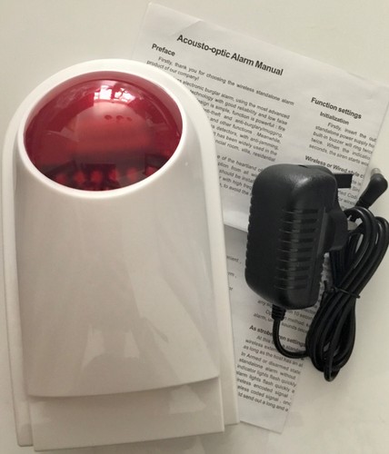 Acousto optic burglar alarm - acousto-optic,