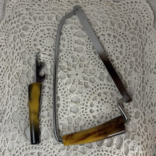 Lot vintage bakelite meat - of,