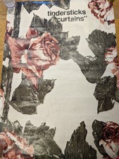 Tindersticks Curtains Poster Vintage Print Pink Floral