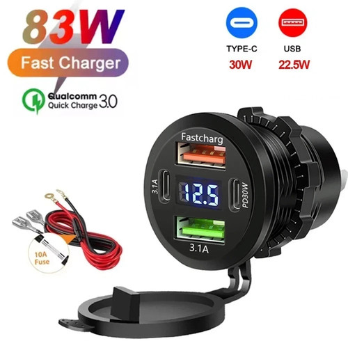 Usb car charger dual 0 - usb, qc