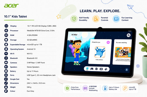 Acer kids tablet android - tablet,