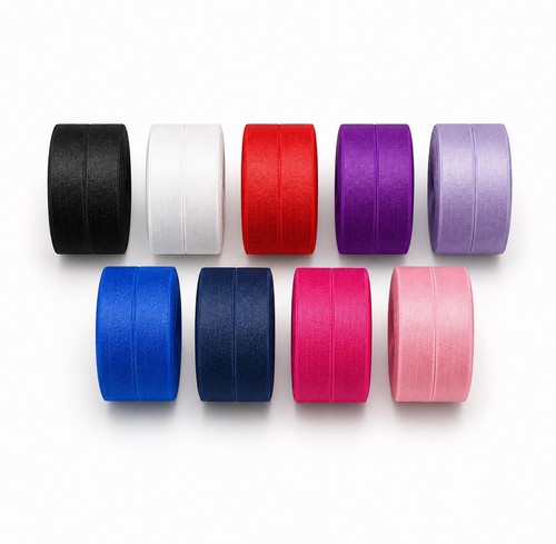 Shiny fold over - over, elastic