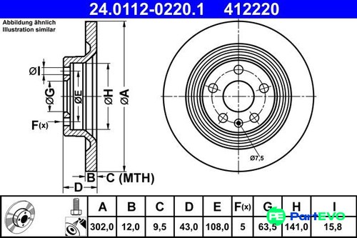 Ate brake disc - ate, 2