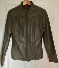 Heeli Olive Green Leather