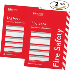 2x Fire Log Book Business