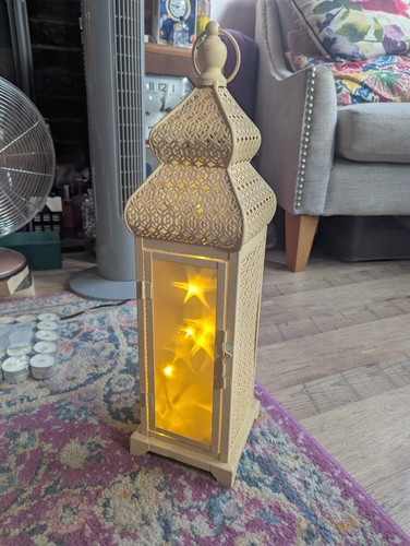 Moroccan style cream metal - moroccan,