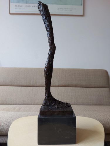 Bronze sculpture jambe the - sculpture,