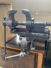 Antique English Peter Wright Parallel Bench Blacksmith Engineer Collector 1870s