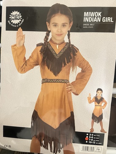 Miwok indian girl costume - girl,