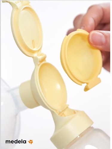 Double breast pump set for - breast,