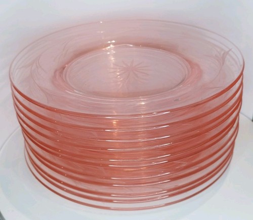 Elegant pink glass - 10,