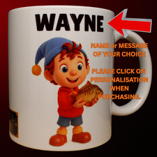 Personalised Noddy Fishing Mug - Carp Match Carpy Custom Name Gift Angling Game