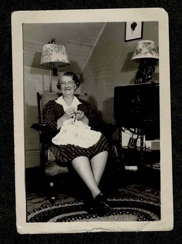 Old woman rocking chair - woman,