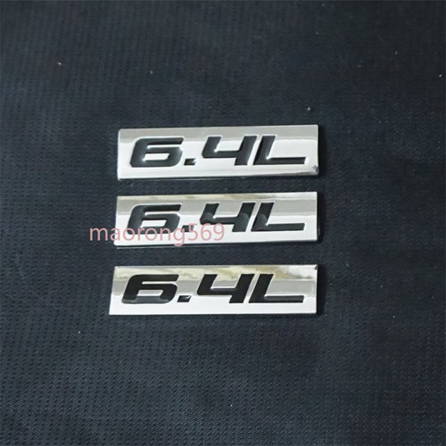 Silver chrome black 4l - silver, 6.4l