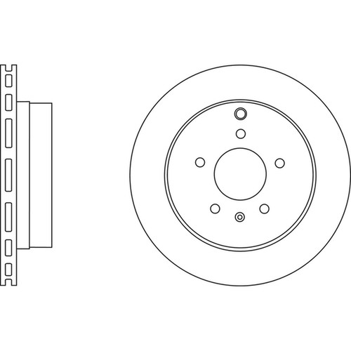 Brake discs vented - 2x, for