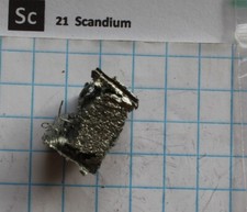 8.76 Gram Distilled Scandium