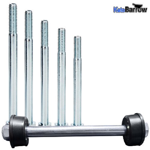 Wheelbarrow axle spindle set - axle, /
