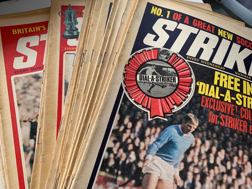 Striker 1970s football - striker,