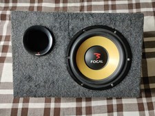 Focal 9/10" 27K Subwoofer and enclosure