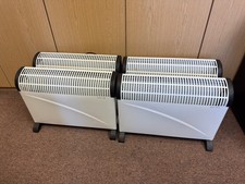 Four Working Homebase CH-2000B Timer Electric 2000W Space Heaters UK Plugs