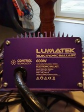 Lumatek 600W Dimmable Digital Electronic Ballast plus one other.