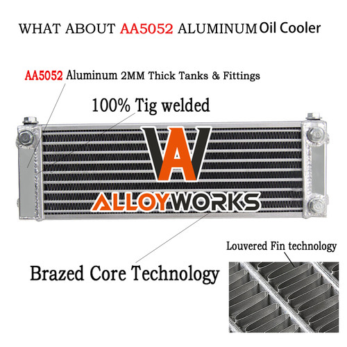 Aluminum oil cooler for - aluminum,