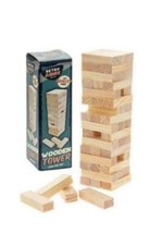 Classic Retro Games Wooden Tower Block Game. Small size ideal stocking filler