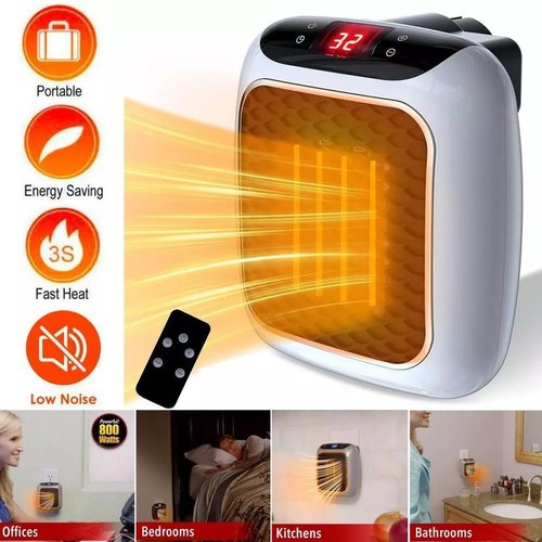 Portable electric heater plug - heater,