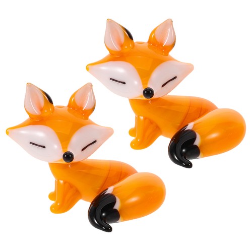 Pcs creative fox ornaments - ,