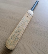 Signed Mini Cricket Bat -