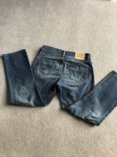 Levis 752 Blue Mid Wash Jeans W32 L34
