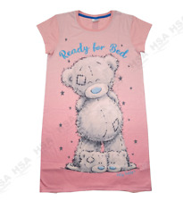 Ladies Girls Tatty Teddy Pink Nightie Nightdress Character Pyjama Top UK 6-8
