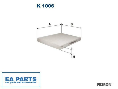 Filter interior air - interior, for