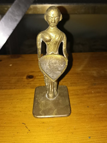 Small dokra ornament - small,