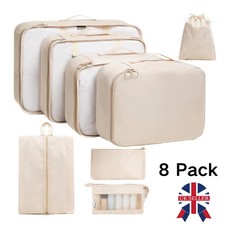 8Pcs Packing Cubes Luggage