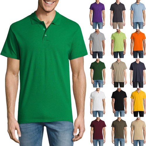 Mens golf polo shirt short - golf,