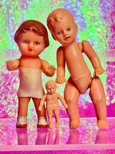 3 Vintage Antique Dolls House