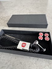 FIAT Luxury leather keyring
