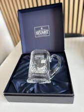 Stuart fine crystal tankard - fine,
