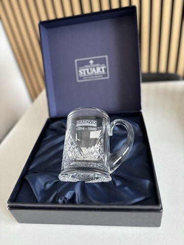 Stuart fine crystal tankard - stuart,