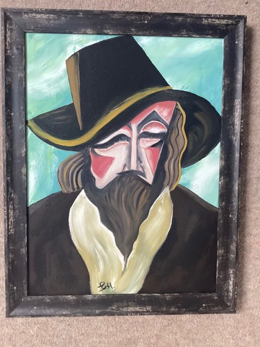 Portrait original oil - , on