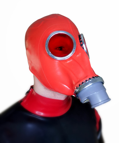 Rubber gp5 red fetish - fetish, gas