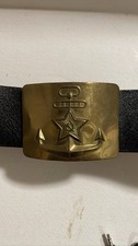 Genuine USSR Soviet Russian Navy Military Belt Buckle Brass Anchor Star