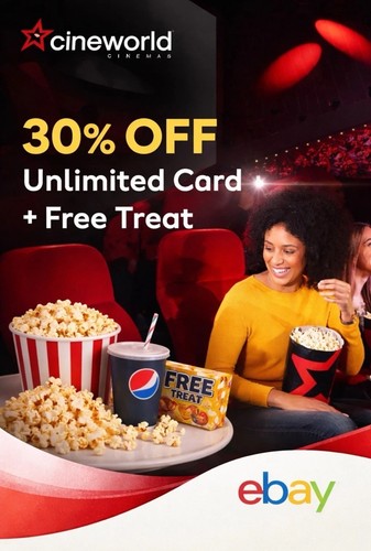 Off cineworld unlimited - 30,