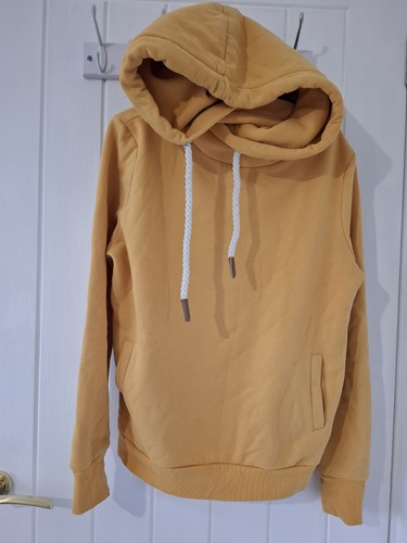 Womens mustard yellow hoodie - yellow,