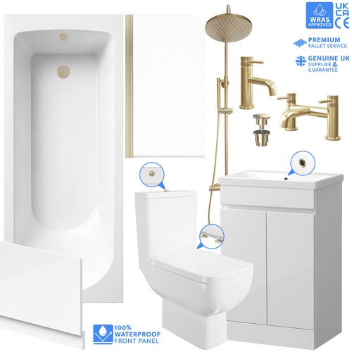 Complete bathroom suite bath - bathroom,