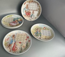 Wedgwood Peter Rabbit Calendar Plate - 20.5 cm - Various Available