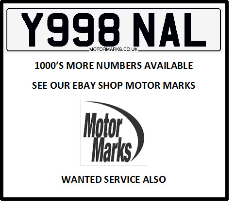 Y998 nal cherished number - cherished,