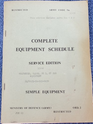 Vintage mod equipment service - equipment,